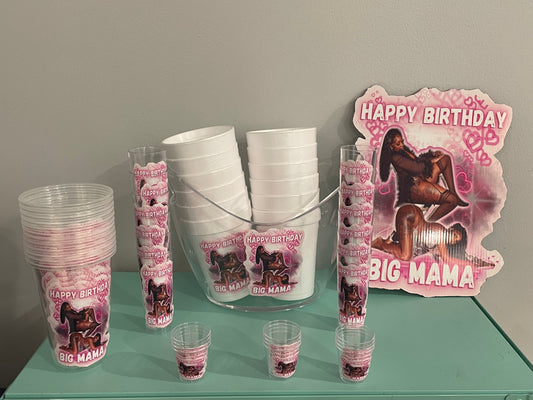 Custom Party Drinkware Bundle NuTrendz Customs Prints and Designs, LLC