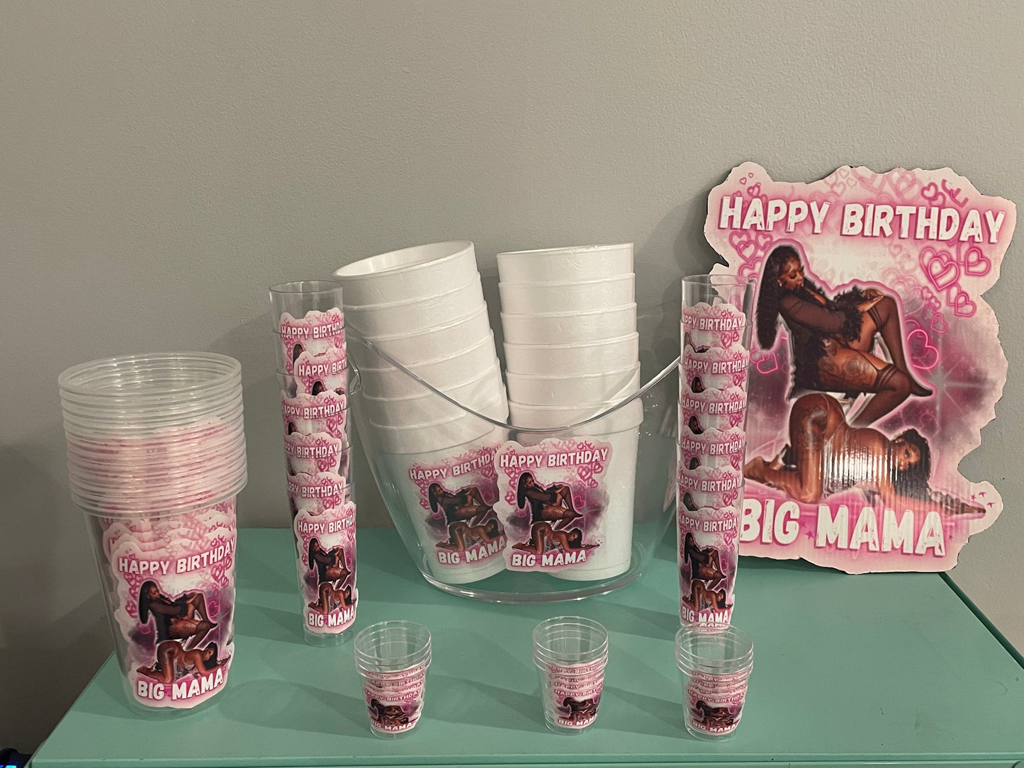 Custom Party Drinkware Bundle NuTrendz Customs Prints and Designs, LLC
