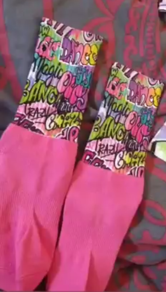 Custom Socks NuTrendz Customs Prints and Designs, LLC
