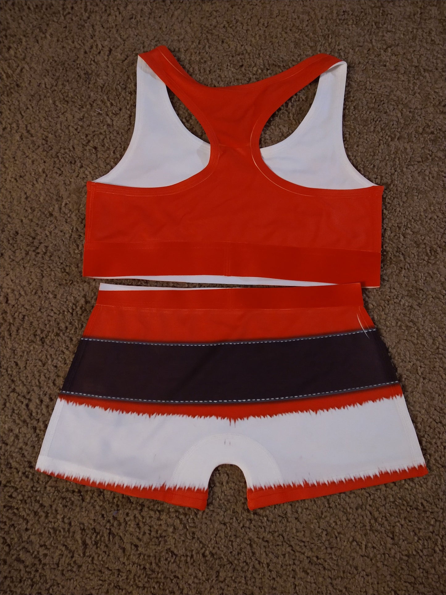 Custom Sports Bra and Boy Shorts NuTrendz Customs Prints and Designs, LLC