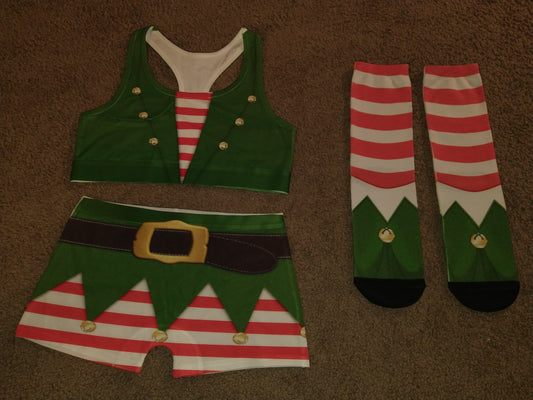 Custom Sports Bra and Boy Shorts