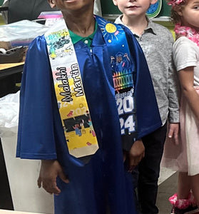 Kid Graduation Stole NuTrendz Customs Prints and Designs, LLC