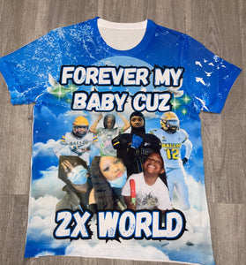 3d All over print Shirt(FRONT DESIGN ONLY) NuTrendz Customs Prints and Designs, LLC