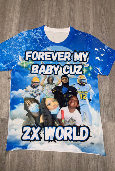 3d All over print Shirt(FRONT DESIGN ONLY) NuTrendz Customs Prints and Designs, LLC