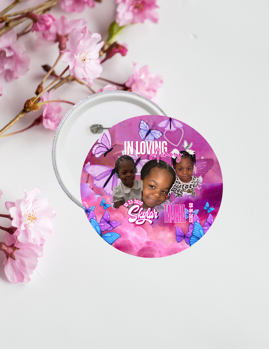 Skylar's Memorial Button