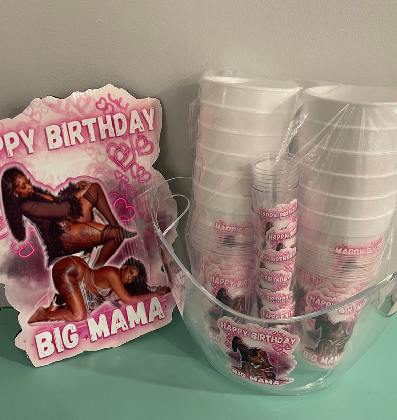 Custom Party Drinkware Bundle NuTrendz Customs Prints and Designs, LLC