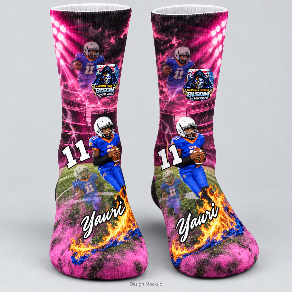 Rep Your Player — Custom Player Socks — Pair