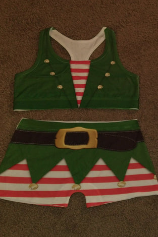 Custom Sports Bra and Boy Shorts NuTrendz Customs Prints and Designs, LLC